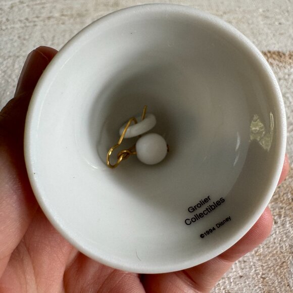 Lion King Simba Cub Grolier Collectibles Disney Porcelain Christmas Bell - Picture 8 of 10